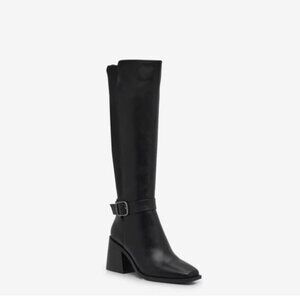 Tall black Vince Camuto-Soey Wide Calf Boot